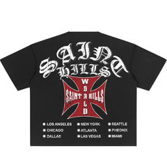 SAINT HILLS - TOUR T-SHIRT BLACK