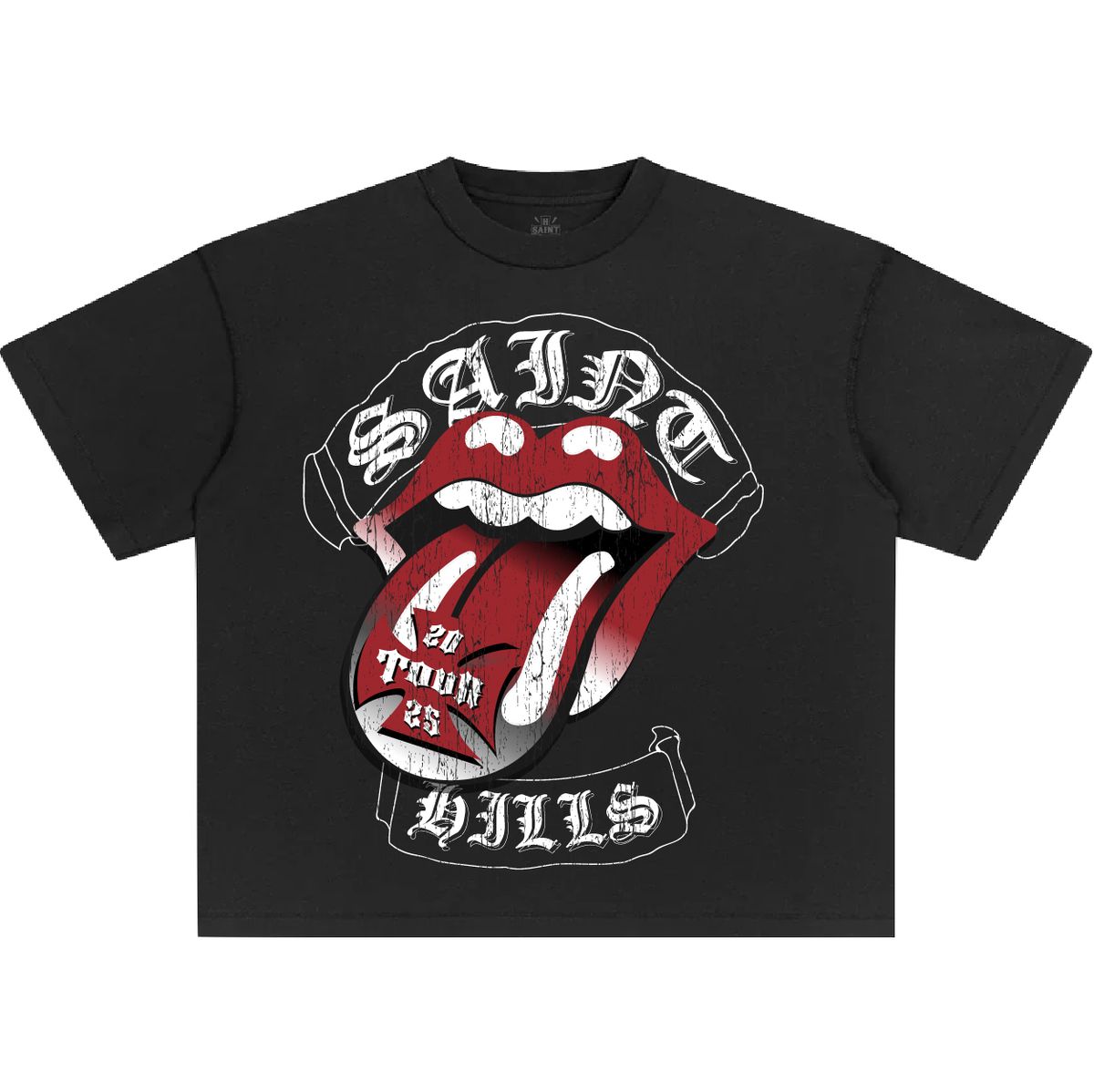 SAINT HILLS - TOUR T-SHIRT BLACK