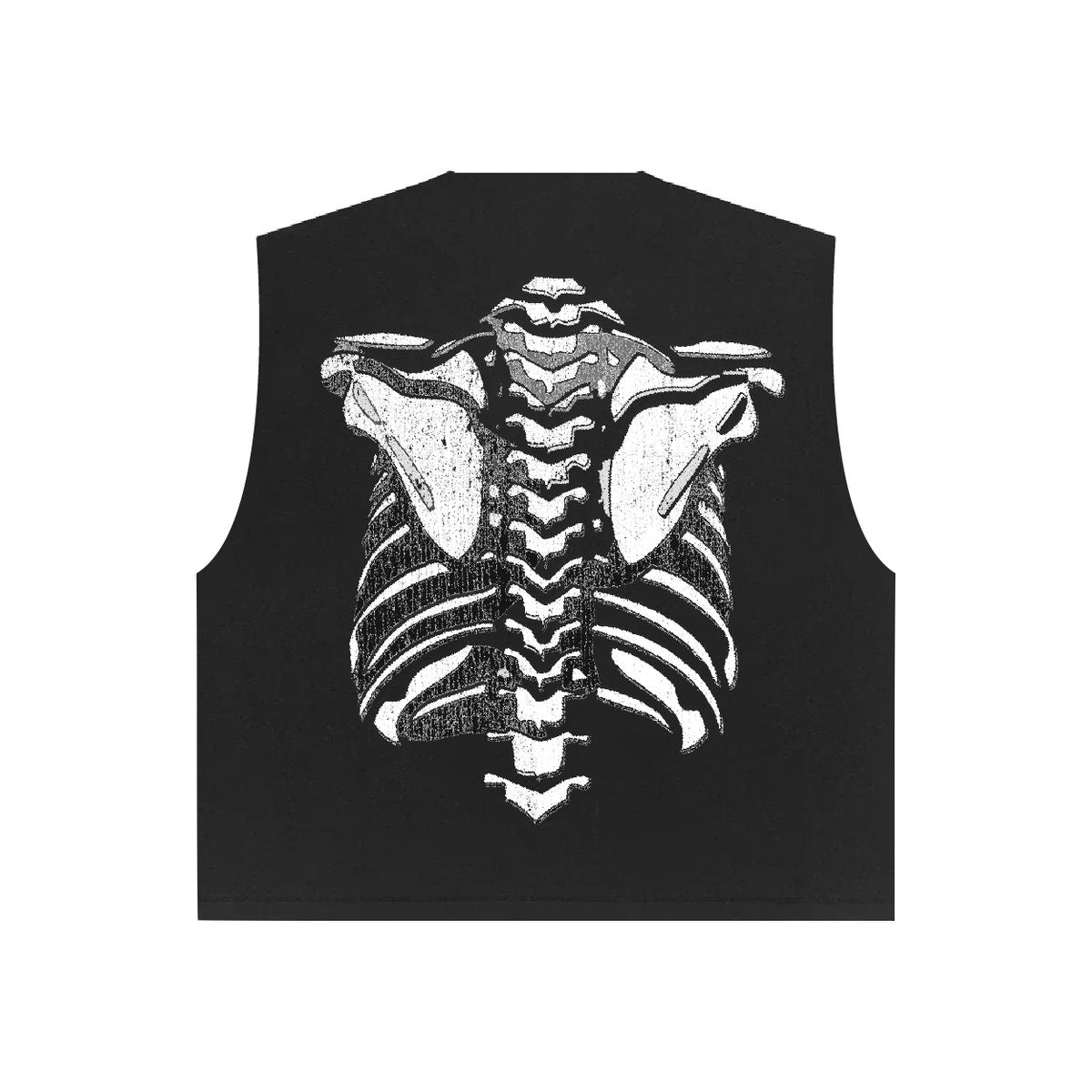 SAINT HILLS - X-RAY 2.O CUT SLEEVE T-SHIRT BLACK