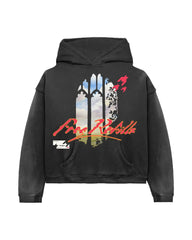FREE REFILLS- REHAB HOODIE BLACK
