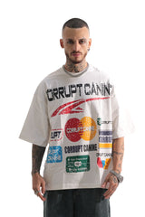 CORRUPT-K9 CC WHITE TSHIRT