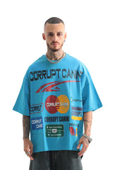 CORRUPT-K9 CC LIGHT BLUE TSHIRT