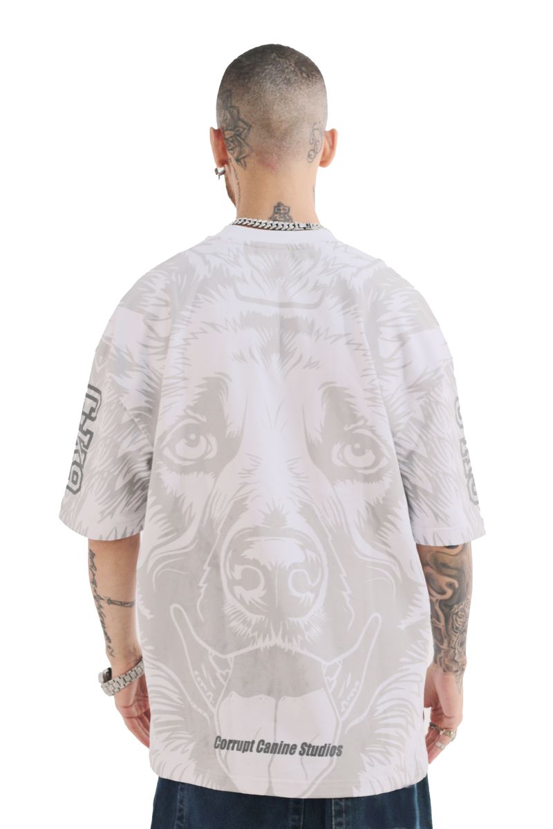 CORRUPT-K9 DOGGY WHITEISH SHIRT