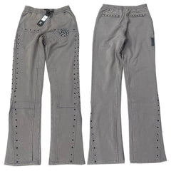 HUDSON- STAR STONE FLEECE FLARE JOGGER GREY