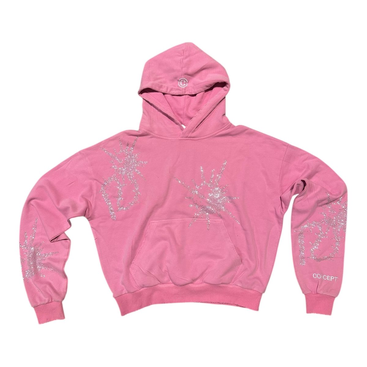CONCEPT - "Flail" Pink Washed Hoodie