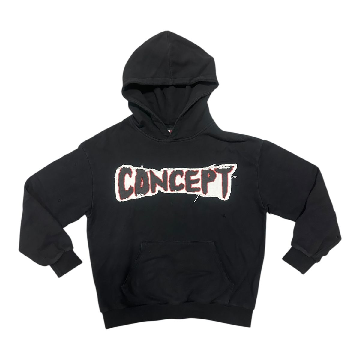 CONCEPT - "Flowers Hoodie" Black Hoodie