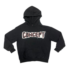 CONCEPT - "Flowers Hoodie" Black Hoodie