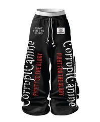 CORRUPT-K9 FIGHT FOR GLORY JOGGERS GREY