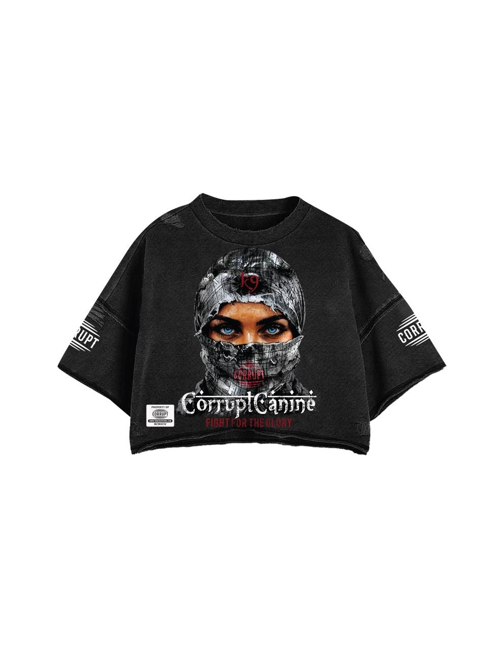 CORRUPT-K9 FIGHT FOR GLORY SHIRT GREY