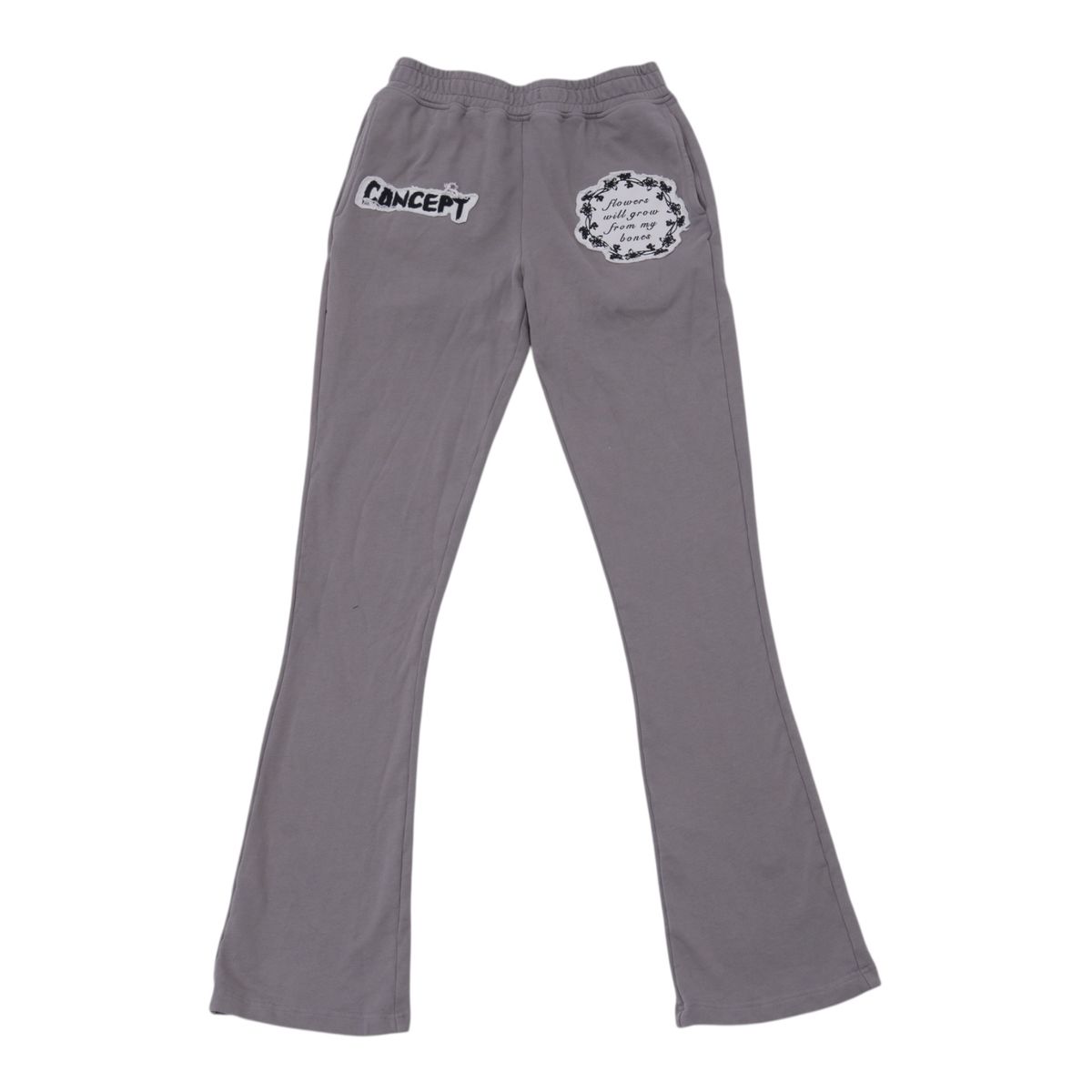 CONCEPT - "Flowers Flared" Grey W Sweatpants
