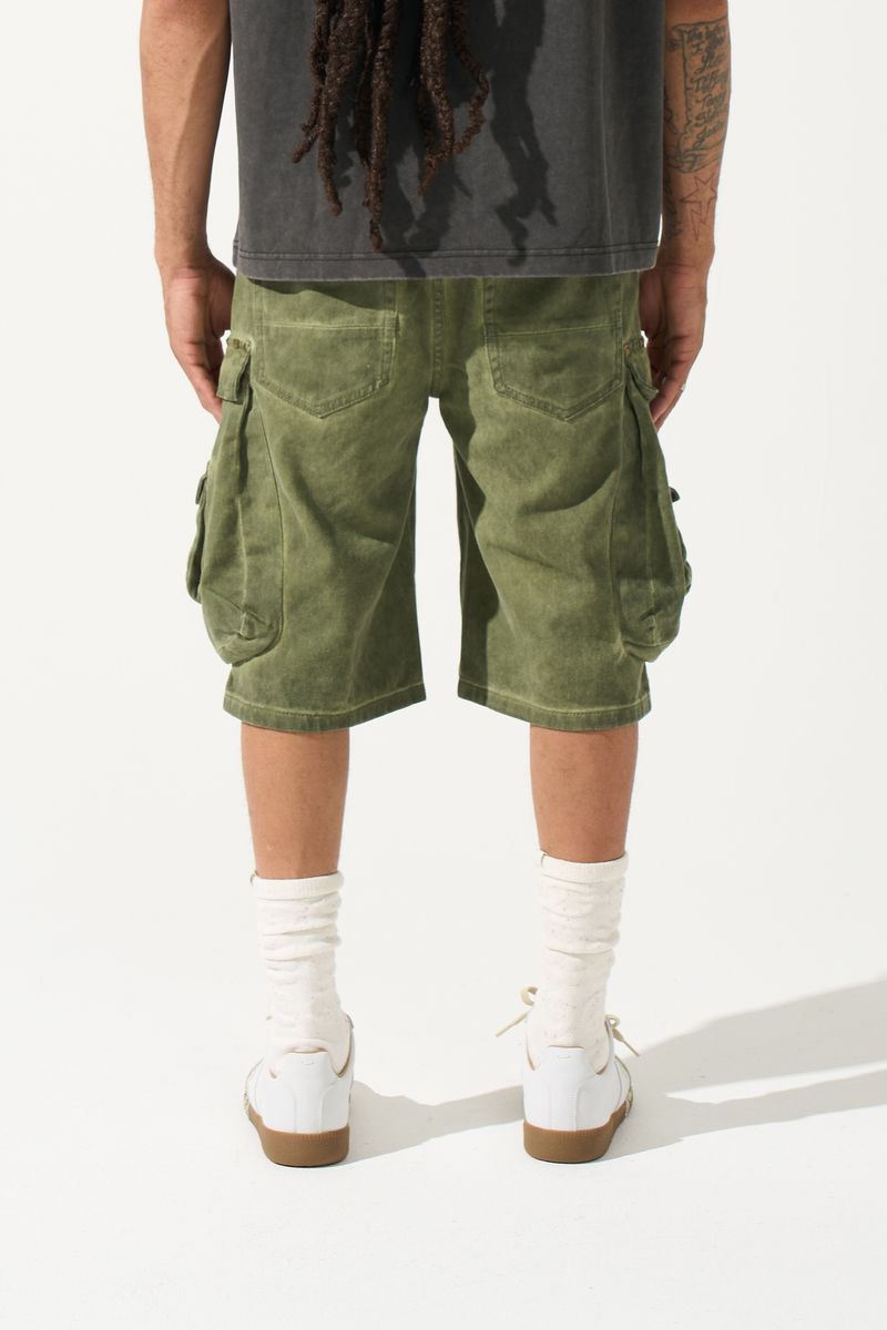 SERENEDE -OLEA Cargo Shorts Olive
