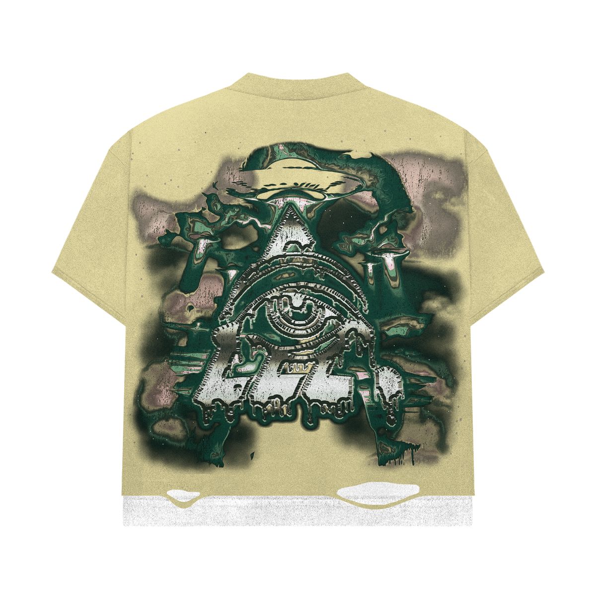 Starseed Studios COSMIC DOWNLOAD DOUBLE LAYER TEE