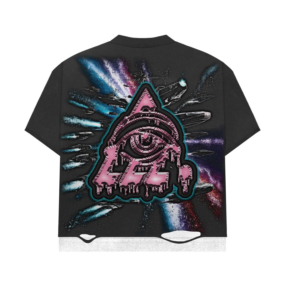Starseed Studios ALIEN BAND DOUBLE LAYER TEE