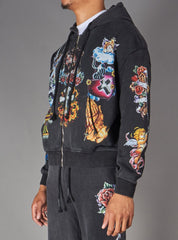 Politics Hoodie - Nivin - Black