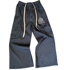 Starseed Studios GRAY EXTRA BAGGY NYLON PANT