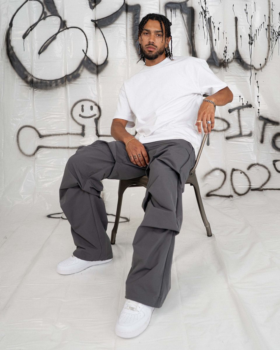 EPTM - SCRUNCHIE PANTS CHARCOAL