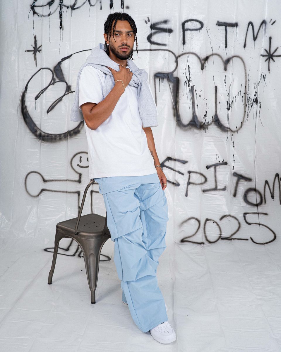 EPTM - SCRUNCHIE PANTS SKY BLUE