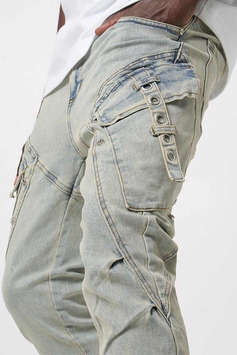 WAIMEA- Stacked Denim ANTIQUE BLUE