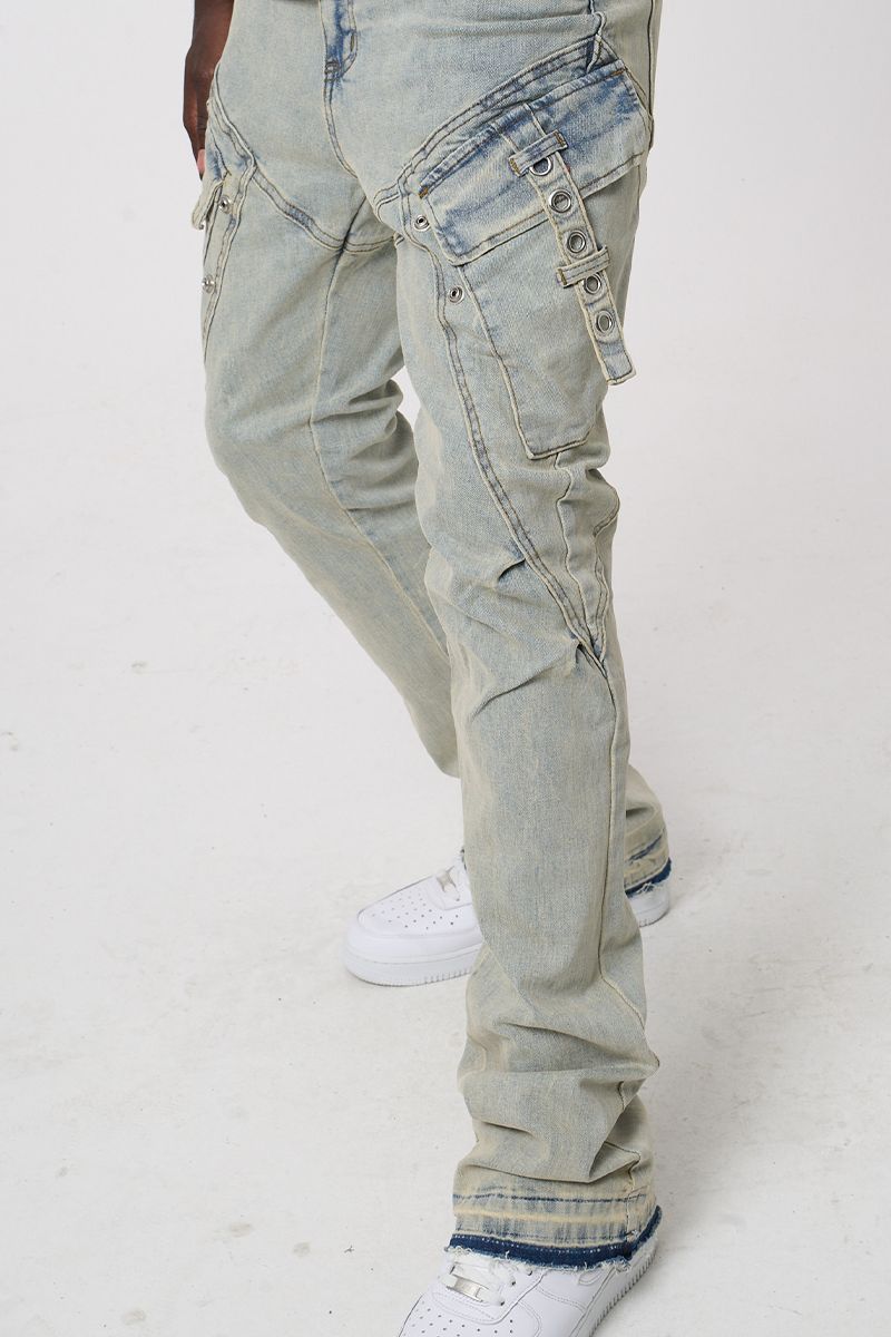 WAIMEA- Stacked Denim ANTIQUE BLUE