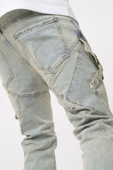 WAIMEA- Stacked Denim ANTIQUE BLUE