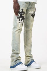 WAIMEA- Stacked Denim BLEACH