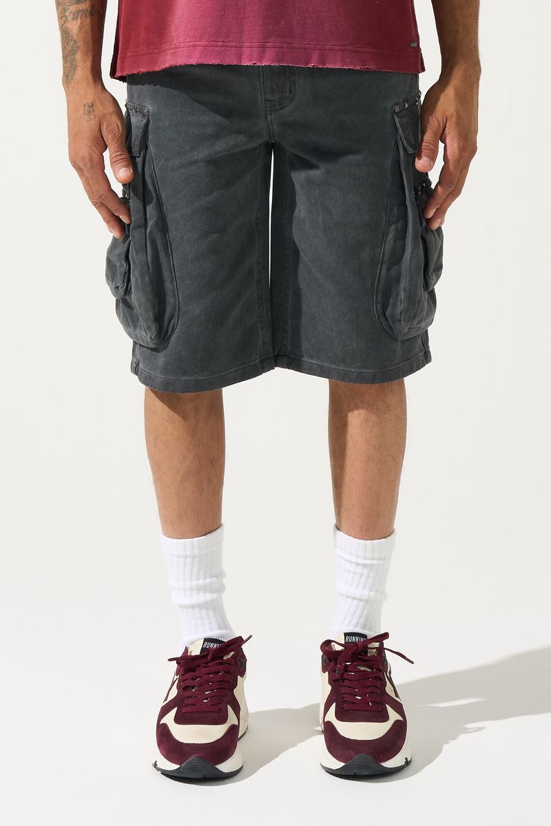 SERENEDE -IRON Cargo Shorts Grey