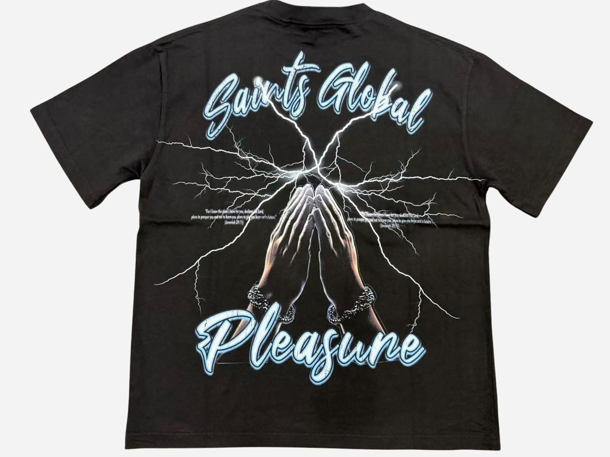 VTILTED- "SAINTS" TEE