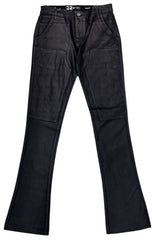 WAIMEA- Stacked Denim JET BLACK Carpenter