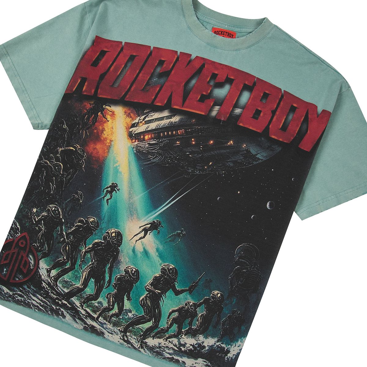 Rocket Boy More Tee (Aqua)