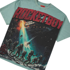 Rocket Boy More Tee (Aqua)
