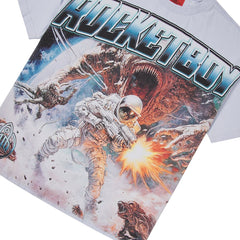 Rocket Boy Watch Your Back Tee (Ice Blue)