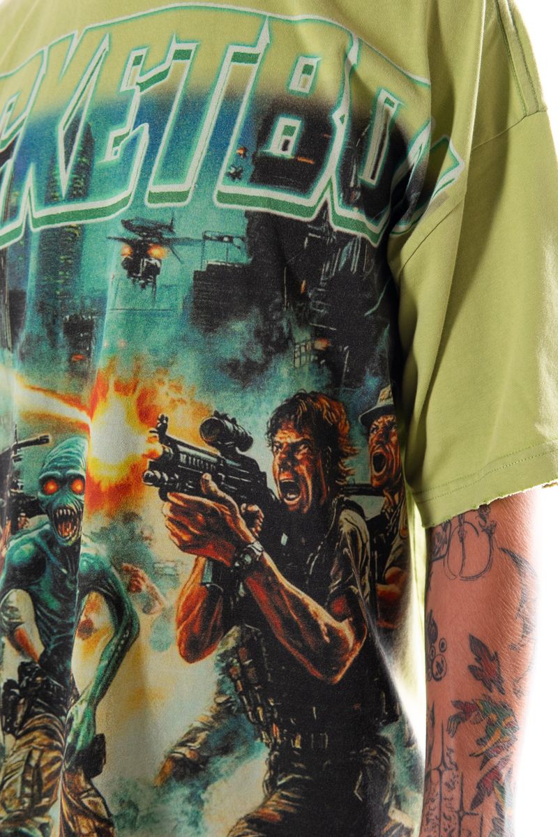Rocket Boy We Fight Tee (Green)