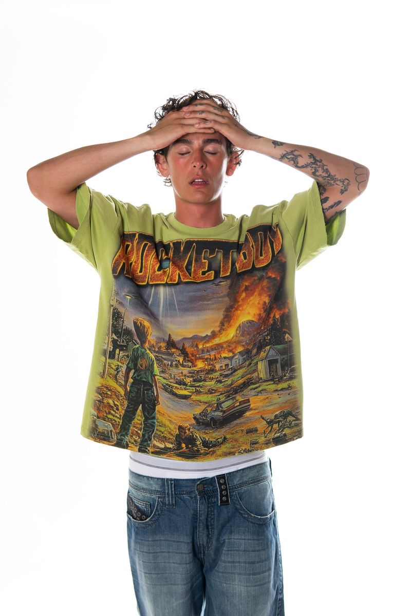 Rocket Boy Invasion Tee (Green)
