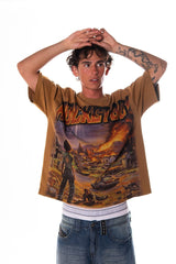 Rocket Boy Invasion Tee (Brown)