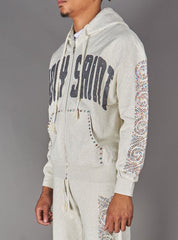 Politics Hoodie - Solis - Grey