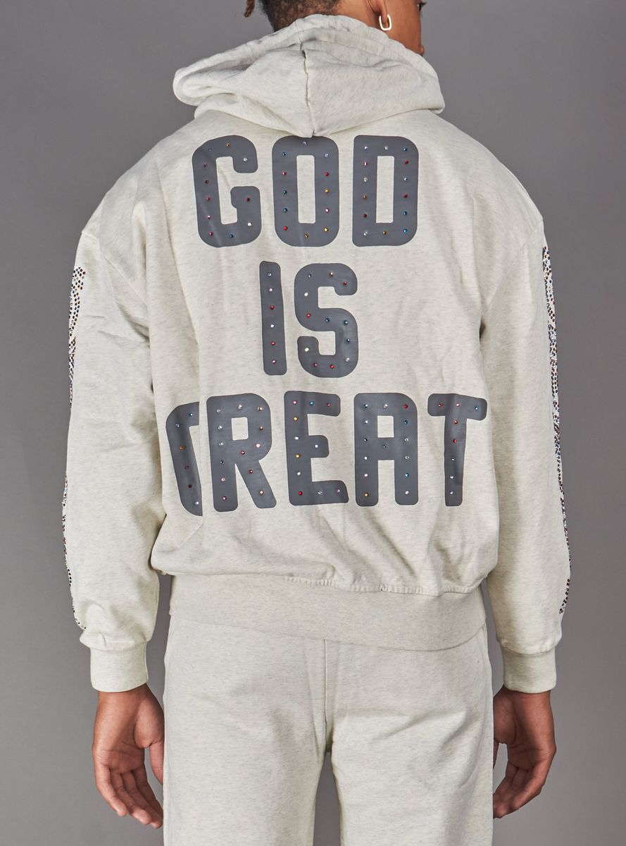 Politics Hoodie - Solis - Grey