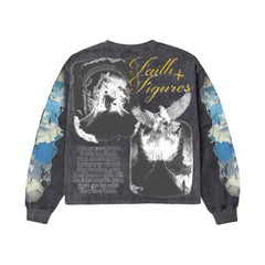 FAITH & FIGURES- Cloudy Days Vintage Black LS