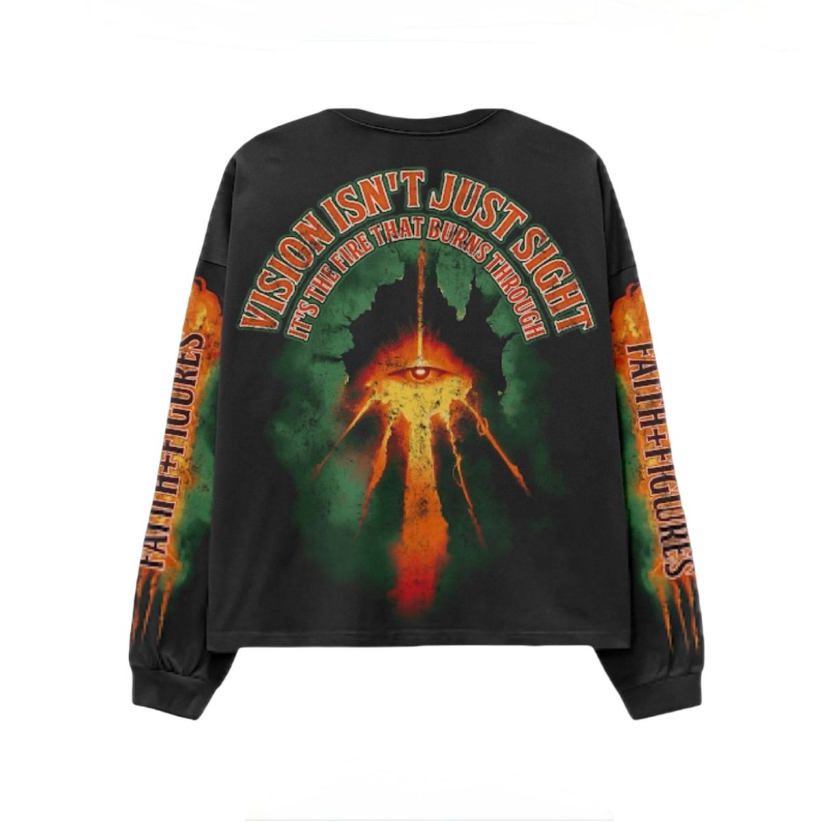 FAITH & FIGURES- From The Ashes Vintage Black LS