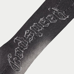 GODSPEED OG Logo Flared Denim Stitched (Grey Wash)