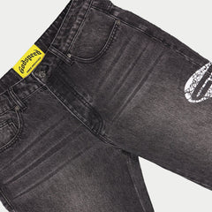 GODSPEED OG Logo Flared Denim (Grey Wash)