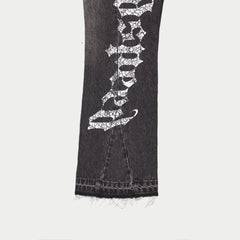 GODSPEED OG Logo Flared Denim (Grey Wash)