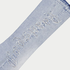 GODSPEED OG Logo Flared Denim Stitched (Blue)