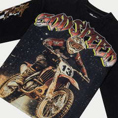Full Throttle LS T-Shirt (Black Wash)