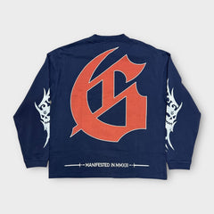 Sea Sick LS T-Shirt (Navy)