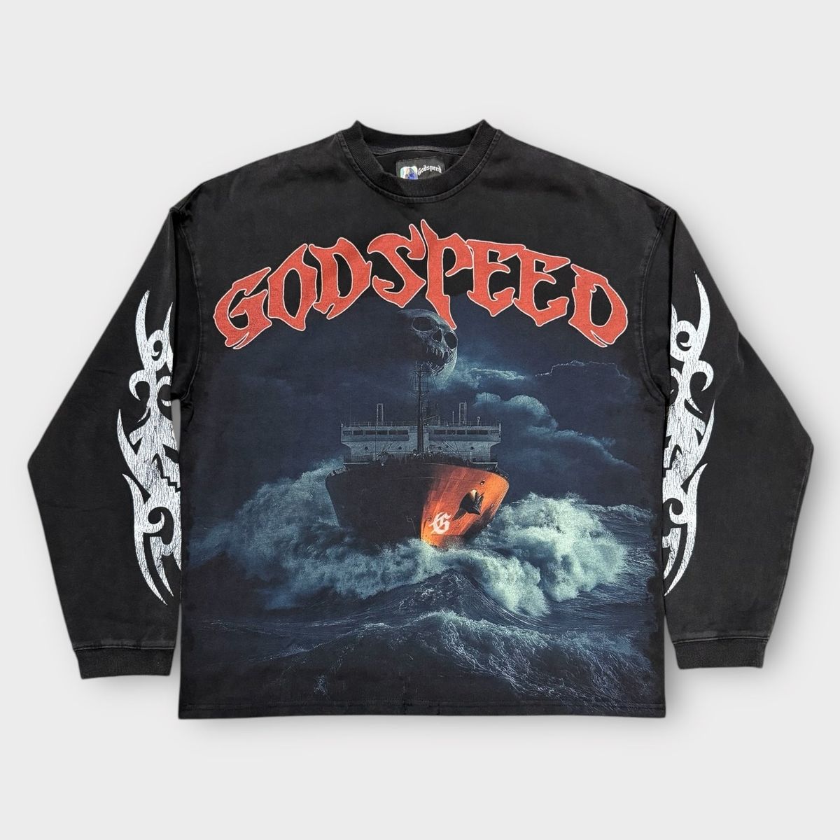 Sea Sick LS T-Shirt (Black Wash)