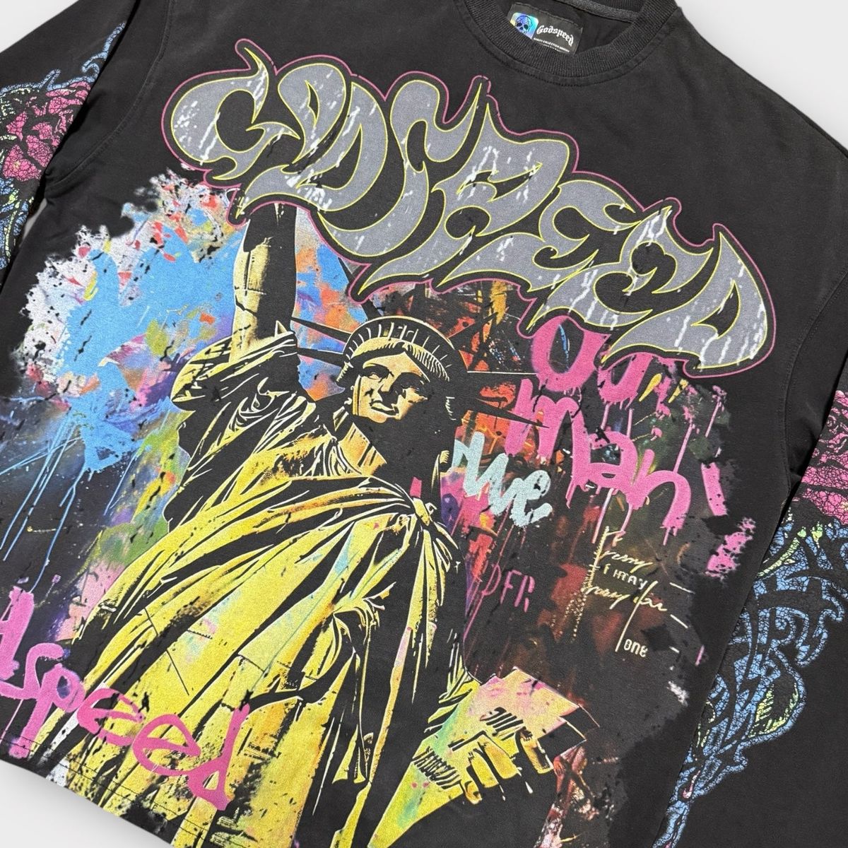 GODSPEED - Vandal LS T-Shirt (Black Wash)
