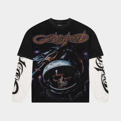 GODSPEED - Space Traveler Layered T-Shirt (Black)