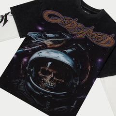 GODSPEED - Space Traveler Layered T-Shirt (Black)