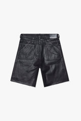 Mr. Shorts Black Wash Waxed Jorts