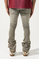 SERENEDE - NANODUST GREYRUST Stacked Jeans